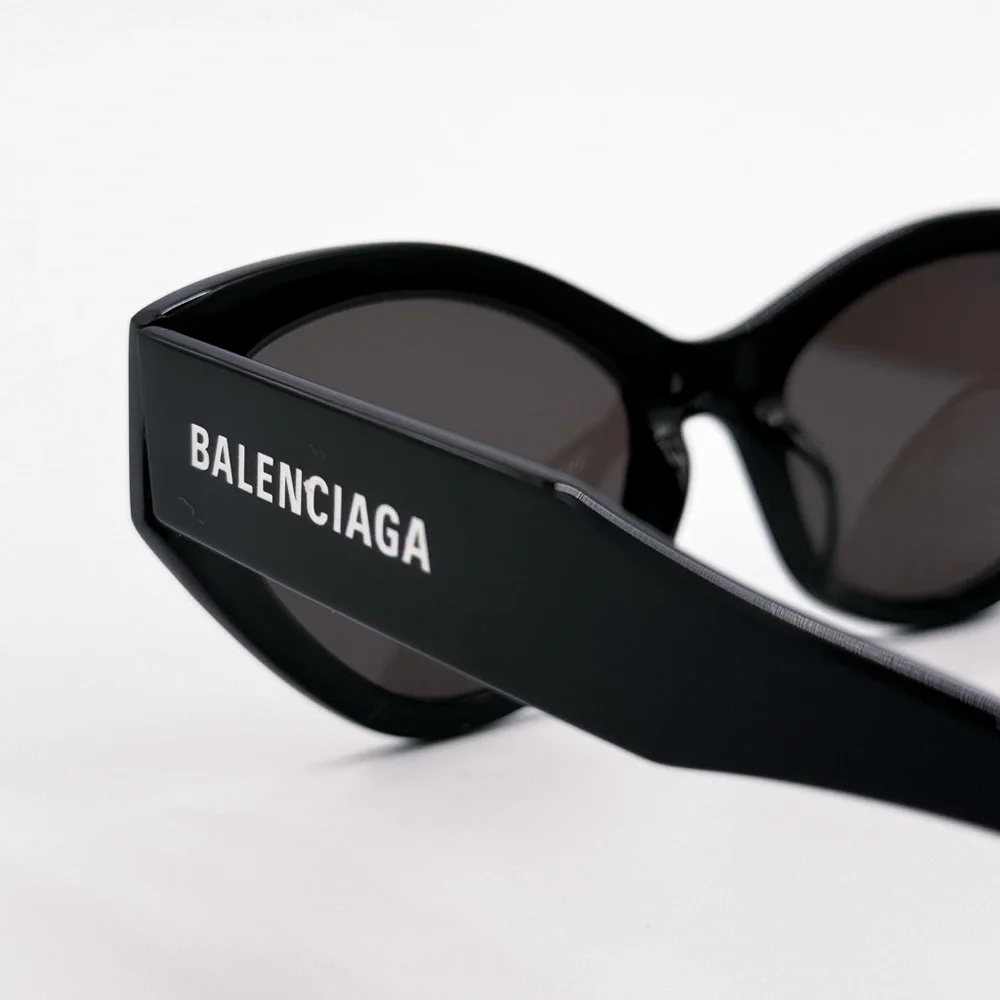 NEW BALENCIAGA BB0306S 001 CAT EYE BLACK WOMEN SUNGLASSES BALENCIAGA